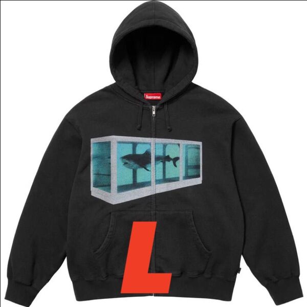 Supreme x Damien Hirst Zip Up Hooded Sweatshirt "Black"