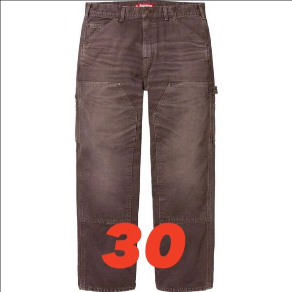 Supreme Worn Double Knee Painter Pant "Brown"