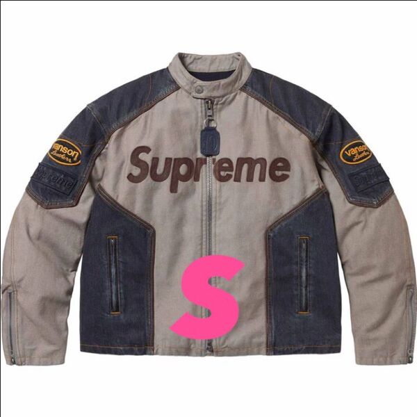 Supreme x Vanson Leathers Cordura Cotton Jacket "Denim"
