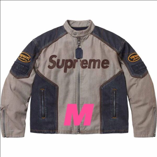 Supreme x Vanson Leathers Cordura Cotton Jacket "Denim"