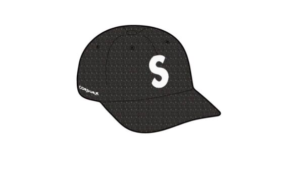 Supreme Cordura Denim S Logo 6-Panel "Black"