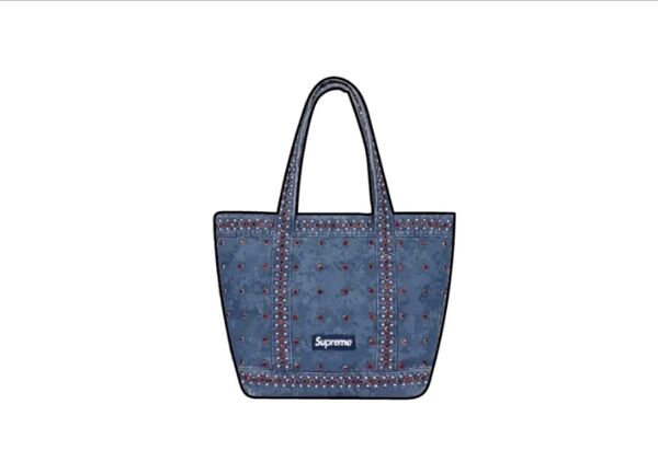 Supreme x b.b. Simon Denim Tote Bag "Washed Indigo"