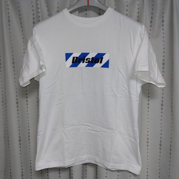 【Lサイズ】中古美品 F.C.Real Bristol FCRB ブリストル BOXLOGO ボックスロゴ 半袖TEE Tシャツ