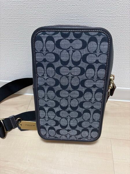 COACH ボディバッグ メンズ ネイビー