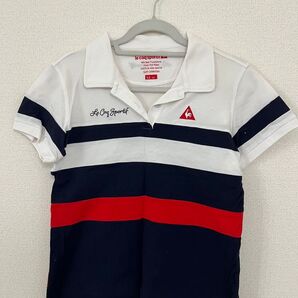 le coq sportif ポロシャツ ボーダー LL ゴルフ