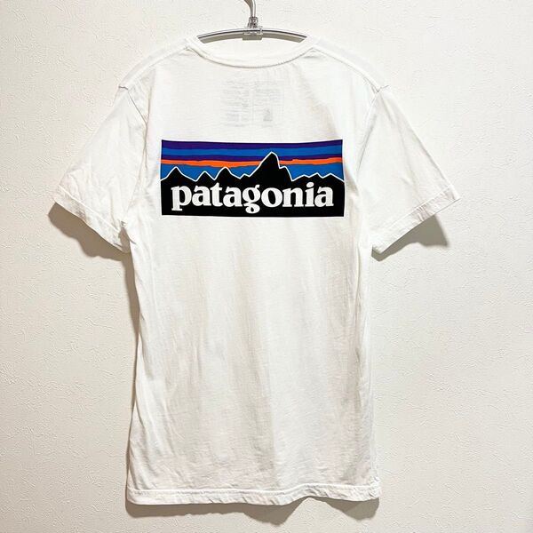 patagonia オーガニックコットンロゴTシャツ XSサイズ