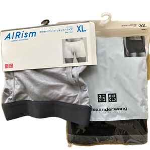 ユニクロ エアリズム ボクサーブリーフ グレー XL Alexander wang XL 2点セット