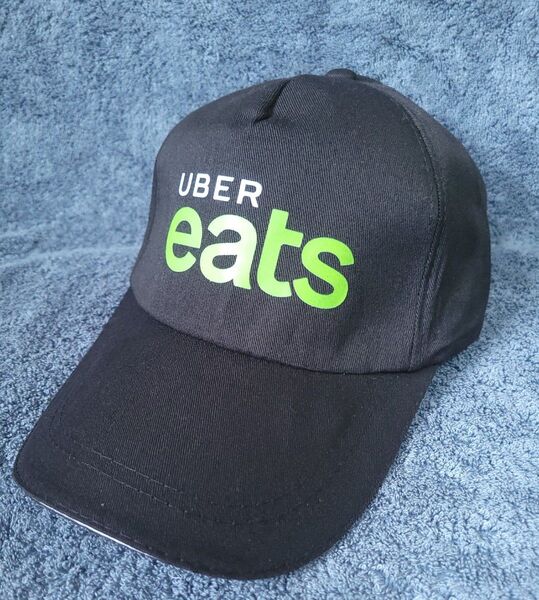 Uber Eats ワークキャップ 黒 ウーバーイーツ