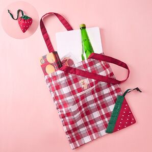 Tully's Coffee いちごエコバッグ 新品未開封