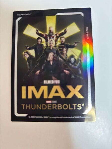 映画 サンダーボルツ IMAX 入場者特典 カード