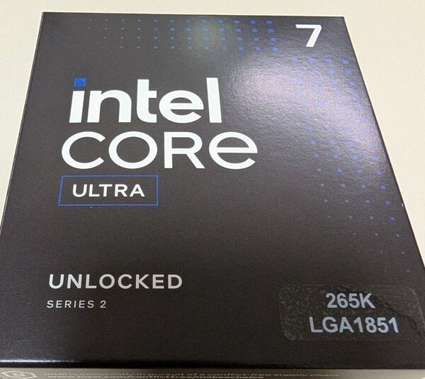 Intel core ultra 265K BOX
