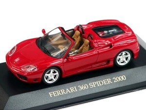 ■即決ixo 1/43【フェラーリ 360 スパイダー 2000 (レッド) FER008