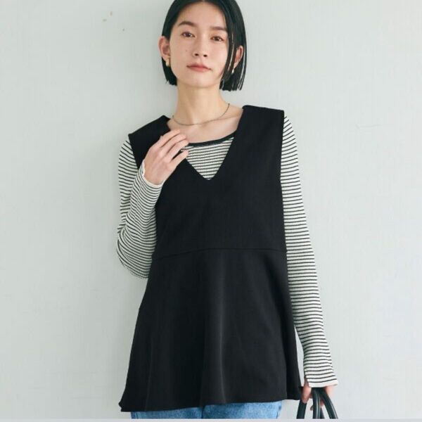 新品 コカ ペプラムベスト Mサイズ