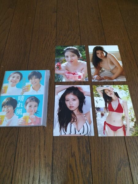 今田美桜さん キリン晴れ風A6ミニノート付き 写真4枚組