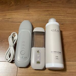 and us スチーマー ウォーターピーリング 化粧水 3点セット