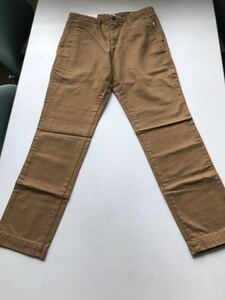 ●GAP●人気のチノパン●新品●スリム●ウエスト71X股下76cm●カジュアル●茶色●BX5-2