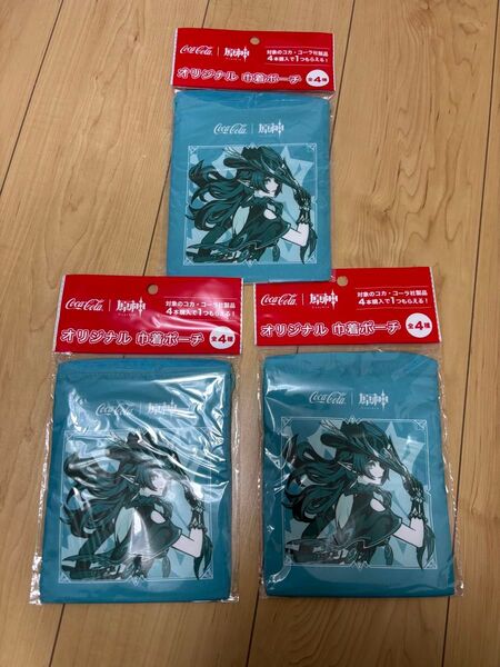 コカコーラ 原神 ポーチ