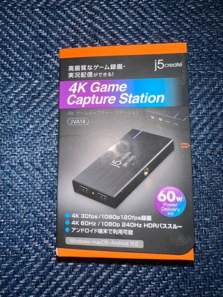 J5create 4K Game Capture Station JVA14