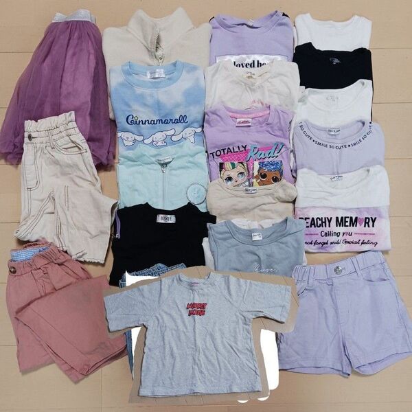 19着 まとめ売り 子供服 Tシャツ 長袖 トップス パンツ ボトムス ユニクロ lolサプライズ
