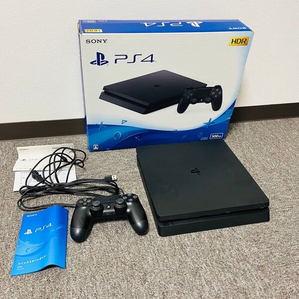 ソニー PlayStation 4 ジェット・ブラック 500GB (CUH-2200AB01)