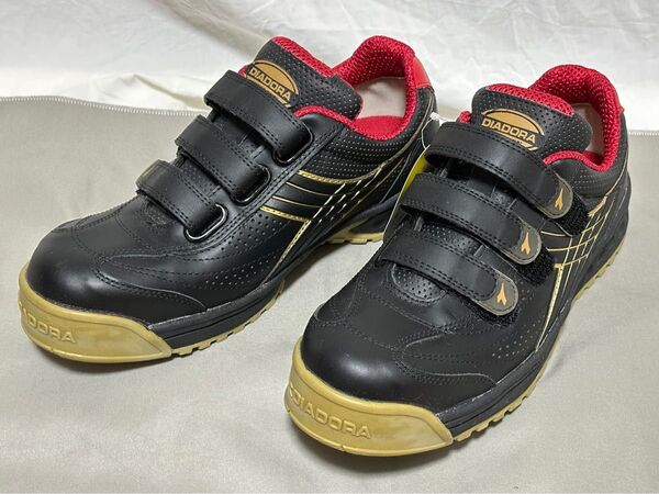 値下げ可 DIADORA ディアドラ安全靴 ROBIN RB-22 黒 26.5cm RB22-26.5