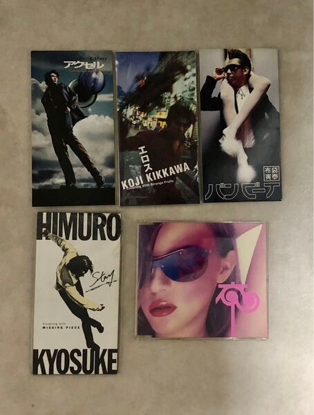 氷室京介、吉川晃司、布袋寅泰 CD 5枚セット