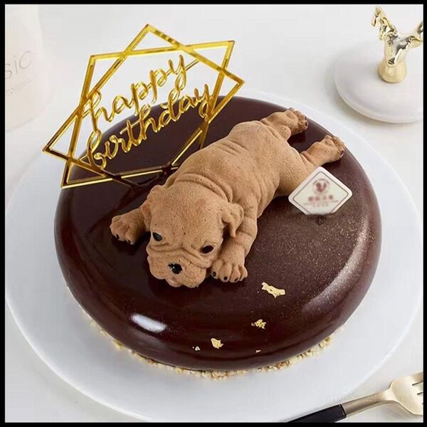 犬型 シリコンモールド ワンナコッタ チョコレート型 ゼリー型