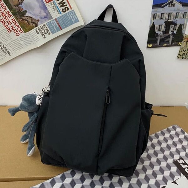 大容量リュック 黒 多機能 多収納 通学 通勤 ジム 旅行 マザーズバッグ 防水 男女兼用 ブラック カジュアル シンプル
