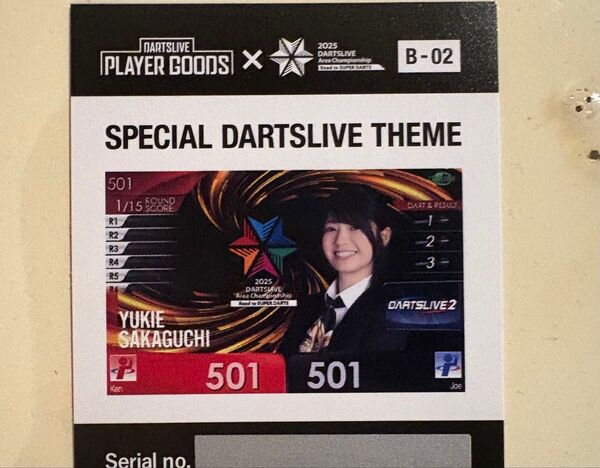 坂口優希恵 スーパーダーツライブテーマ