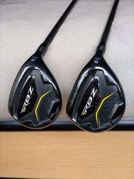 テーラーメイド RBZブラック ユーティリティ 4番 5番 2本セット Rシャフト ヘッドカバー付き