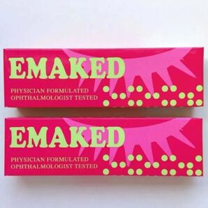 即日発送!新品未使用エマーキット まつげ美容液2本 正規品 水橋保寿堂 EMAKEDエマーキット バージンシール付き
