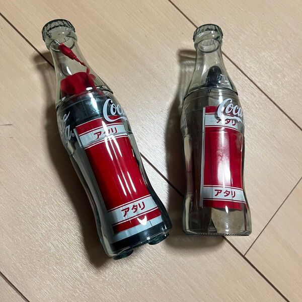 値下げ 新品 イヤホン&スピーカー コカ・コーラ 瓶型 ノベルティグッズ 2個セット