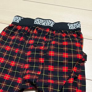 値下げ 新品 Dickies メンズレギンス Sサイズ チェック柄 レッド アンダーウェアー
