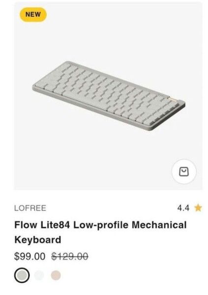 LOFREE Flow Lite84 ワイヤレスキーボード