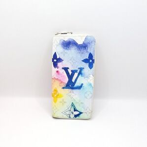 ルイヴィトン LOUIS VUITTON ジッピーウォレット・ヴェルティカル ウォーターカラー М80499