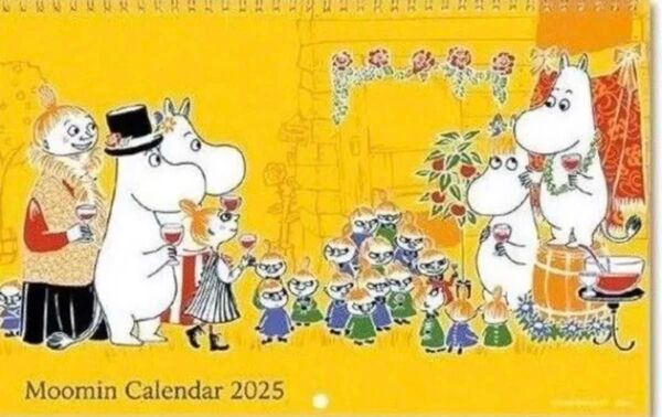 2025年 ムーミンリング カレンダー 壁掛け AM15032 学研ステイフル