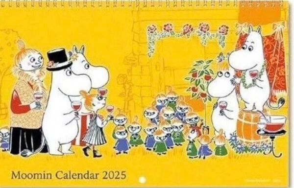 2025年 ムーミンリング カレンダー 壁掛け AM15032 学研ステイフル