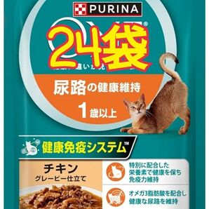 【24袋】ピュリナワン パウチ 尿路の健康維持 1歳以上 チキン グレービー