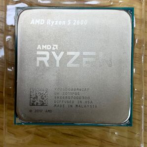 AMD Ryzen 5 2600 CPU 動作確認済み