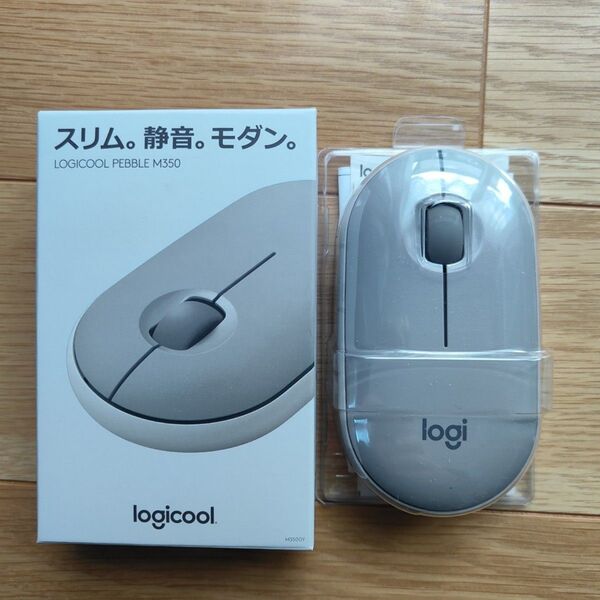 美品 ロジクール Logicool Pebble M350 ワイヤレスマウス(USB無線・Bluetooth)Unifying対応