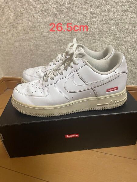SUPREME × AIR FORCE 1 LOW "WHITE" CU9225-100 26.5cm