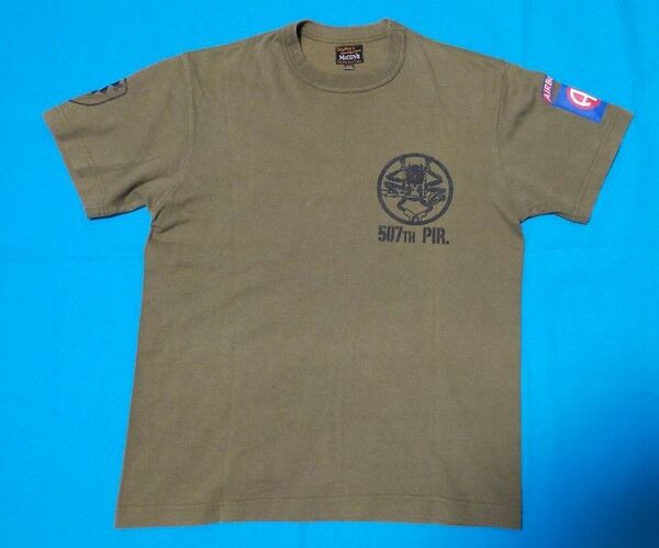 リアルマッコイズ The Real McCoy's Tシャツ サイズ38 ミニタリー