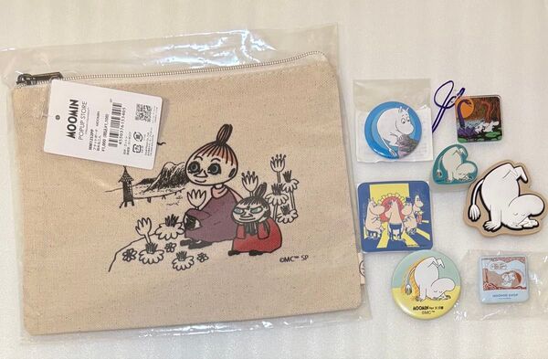 ムーミン MOOMIN POPUP STORE リトルミイ ミムラねえさん ポップアップ 限定 ポーチ