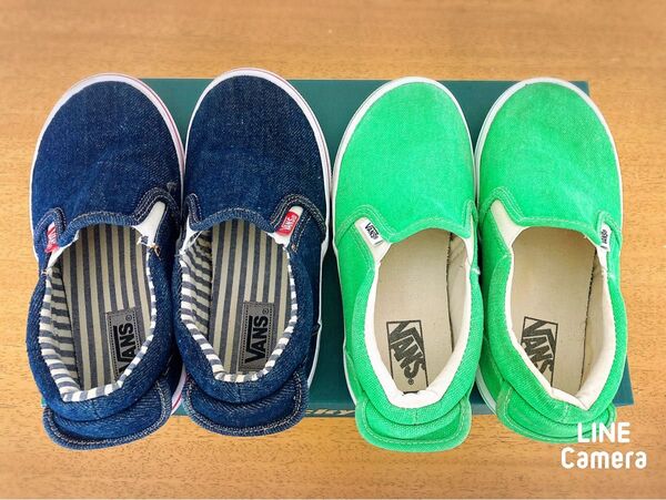 VANS スリッポン キッズ 子供 21.0cm 2足セット