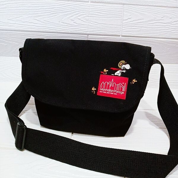 マンハッタンポーテージ Manhattan Portage メッセンジャーバッグ ピーナッツ スヌーピー スモール コラボ