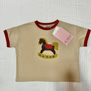 【新品】しまむら90 aiarai 半袖Tシャツ ポニー ポニー柄