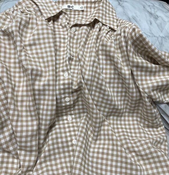 ユニクロ UNIQLO レーヨンブラウス M