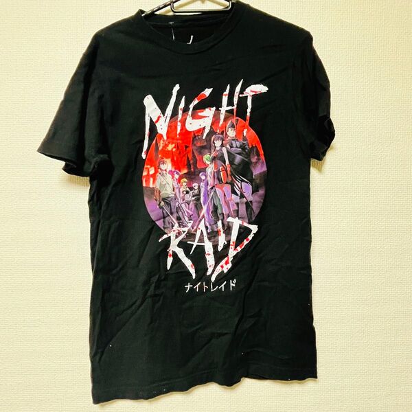 アカメが斬る ナイトレイド 半袖Tシャツ Sサイズ 黒