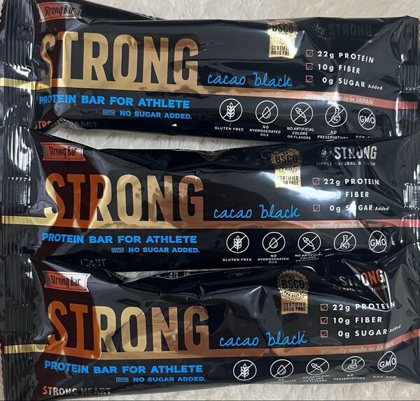 お試し ストロングバー strong bar 3本 カカオ