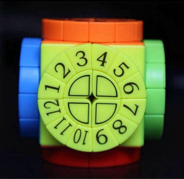 ルービックキューブ タイムマシン ステッカーレス スピードキューブ 立体パズル磁石なし